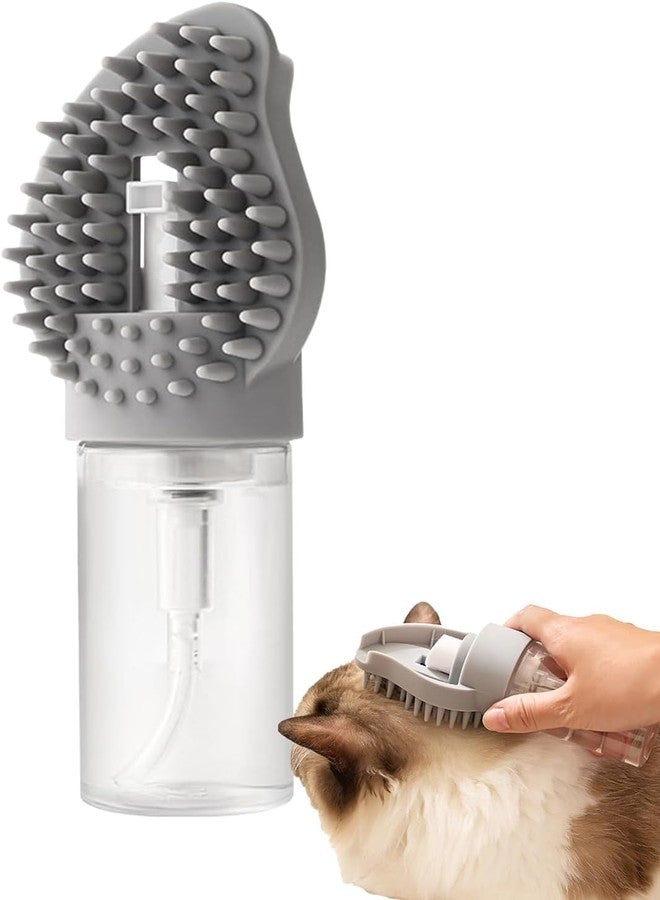 Abhaymart Dog Shower Brush, Pet Bathing Tool with Soap Dispenser, Puppy Hair Cleaning Comb, for Dematting Shower Grooming Bathing Shedding Bathroom Dogs Cats - Image 1
